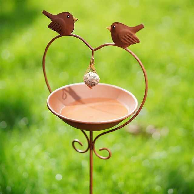 All Season Affordable Backyard Bird Baths & Feeder Decorative Garden Trellis