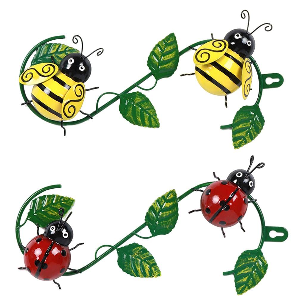 Manufacturer Offer Metal Wall Art Decor Bee Ladybug Arts And Crafts