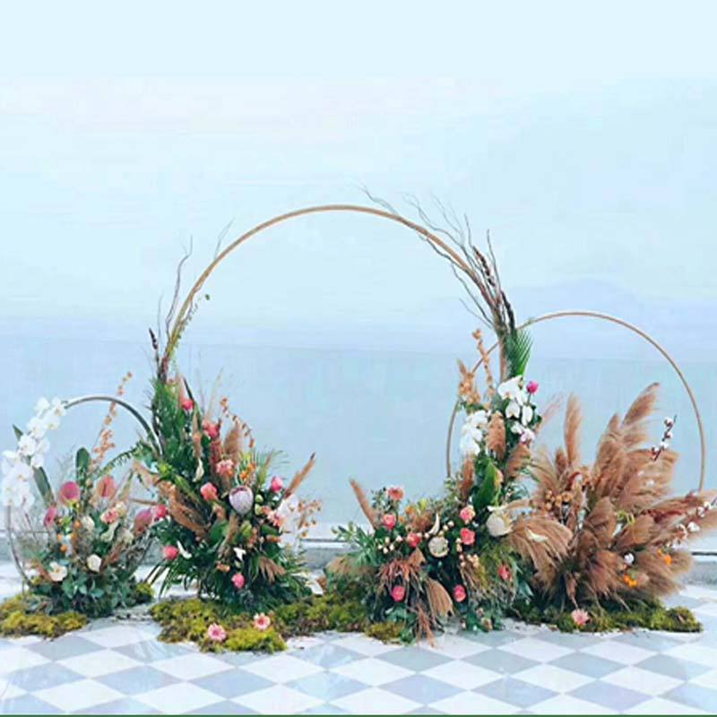 Wedding Bracket Wrought Iron Flower Stand Balloon Arch Frame Window Gardening Decoration Frame Backdrops For Wedding Events