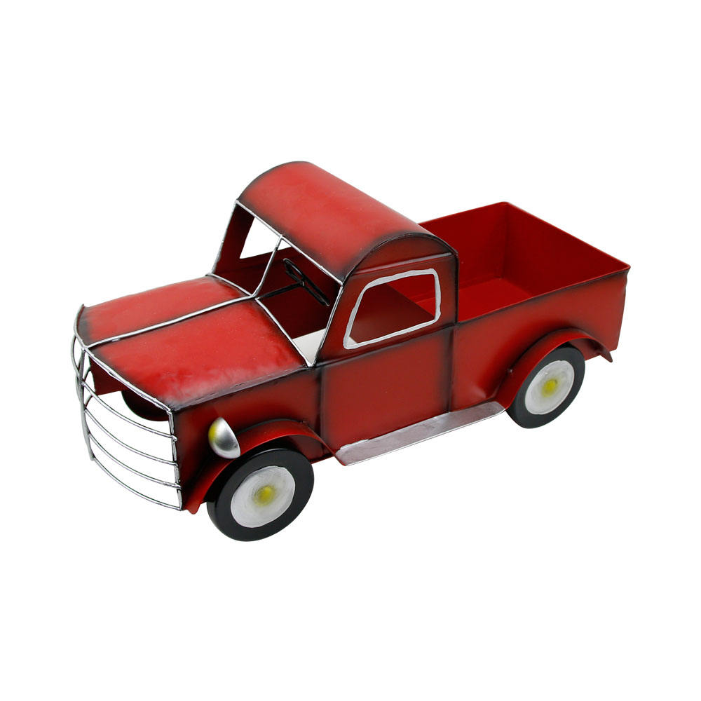 Truck Ornaments of Home and Garden Flower Pot Metal for Garden Decoration