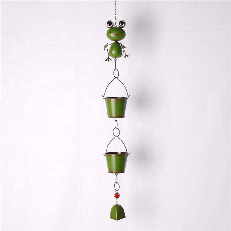 Garden Home Decoration Design Metal Art Decor Dragonfly Rain Chain Hanging Ornaments