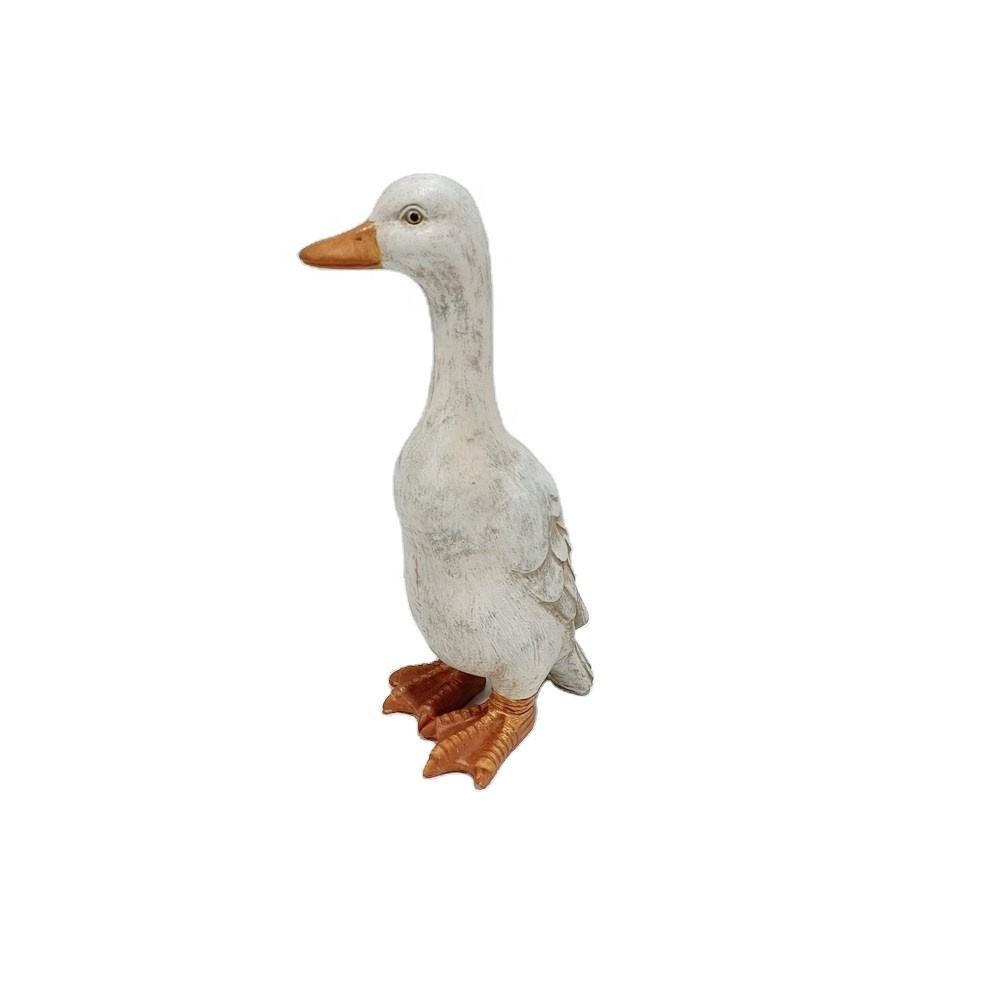Outdoor Simulation Duck Resin Animal Ornament Statue For Courtyard Garden Pond Kids Toys Art Crafts