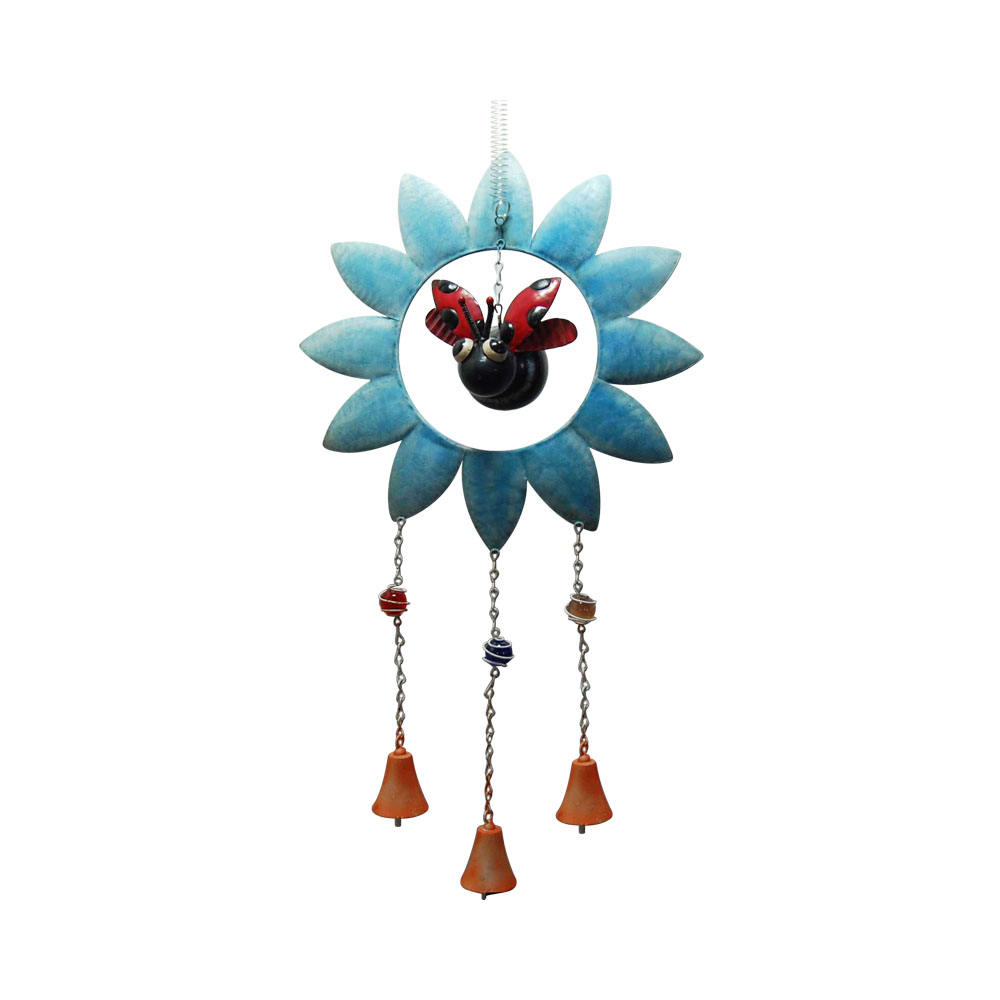 SINO GLORY Metal Craft With Wind Bell Chimes Home Decor