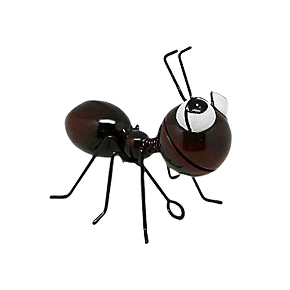 Outdoor Metal Yard Art Garden Decorative Cute Ant Wall Sculptures For Home Fence Tree Porch Patio Decor