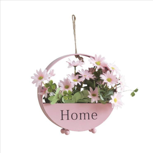 Ins Nordic balcony wall hanging flower pot basket decoration