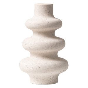 New Hot Sale Decoration Wholesale Nordic Vase Ceramic White Unique Gift Ceramic Vase For Home Decor