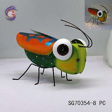 Handmade Metal Crafts Insect Solar Light for Home Decoration