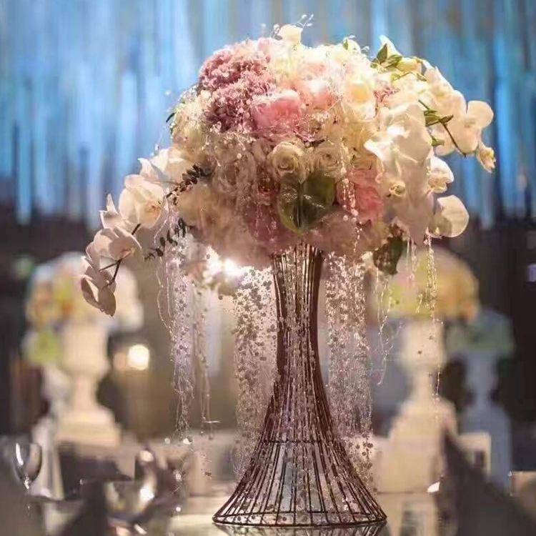 Wedding Props Ftables Iron Ornaments Table Decorations Hotel Wedding Floral Arrangements Wedding Table Centerpieces
