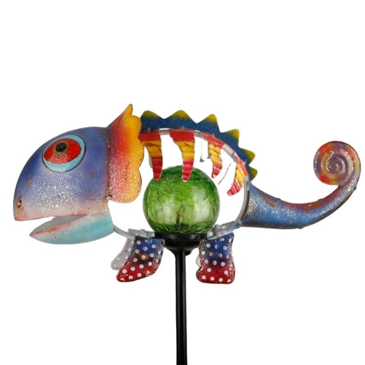 Metal Animal Solar Garden Stake Lights Yard Decoration