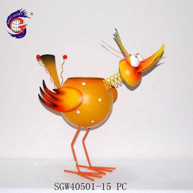 Manufacturer wholesale cheap garden bird shaped flower planter pot