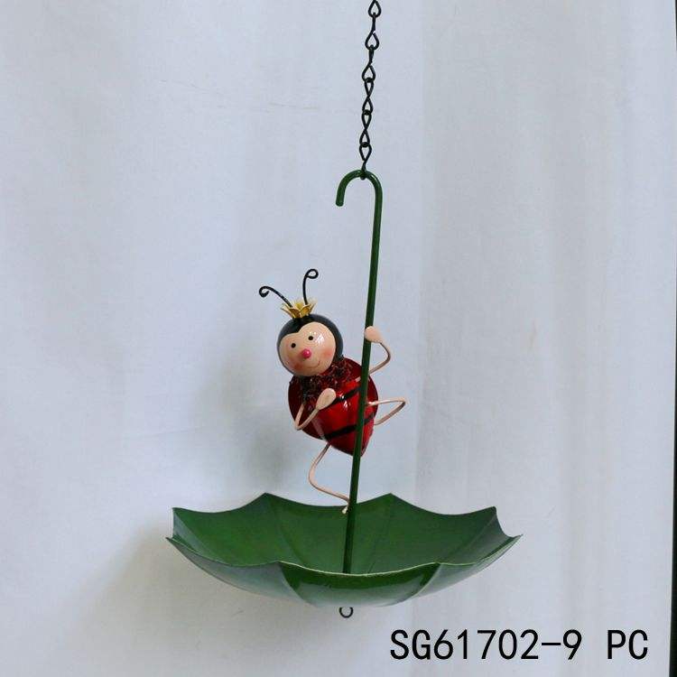 High Quality Custom Metal Garden Ornamnent Hanging Crow Decorative Bird Baths For Sale