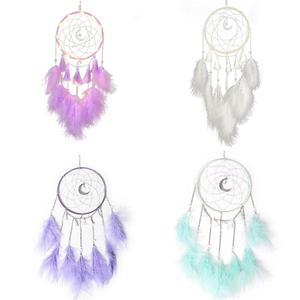 Fashion Led Light Macrame Wall Hanging Art Dream Catcher For Windows Balcony Bedroom Wedding Party Gif