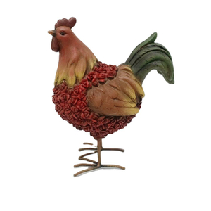 2022 Creative Crafts Chicken Owl Resin Animal Sculpture For Patio Garden Lawn Landscape Decoration